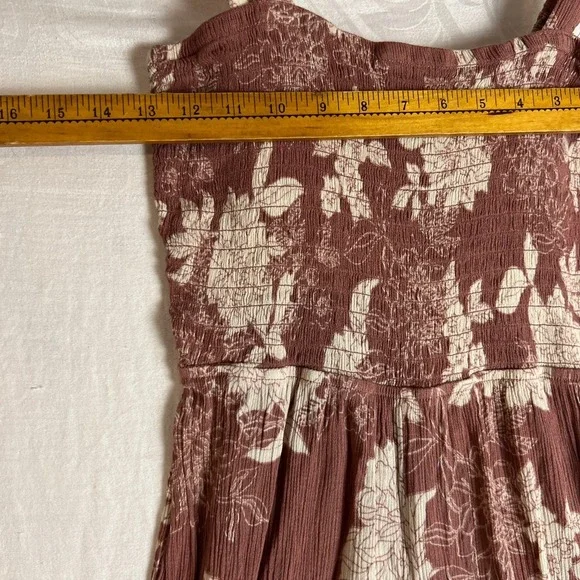 Mimi Chica Floral Jumpsuit - Brown and Cream - Picture 6 of 13